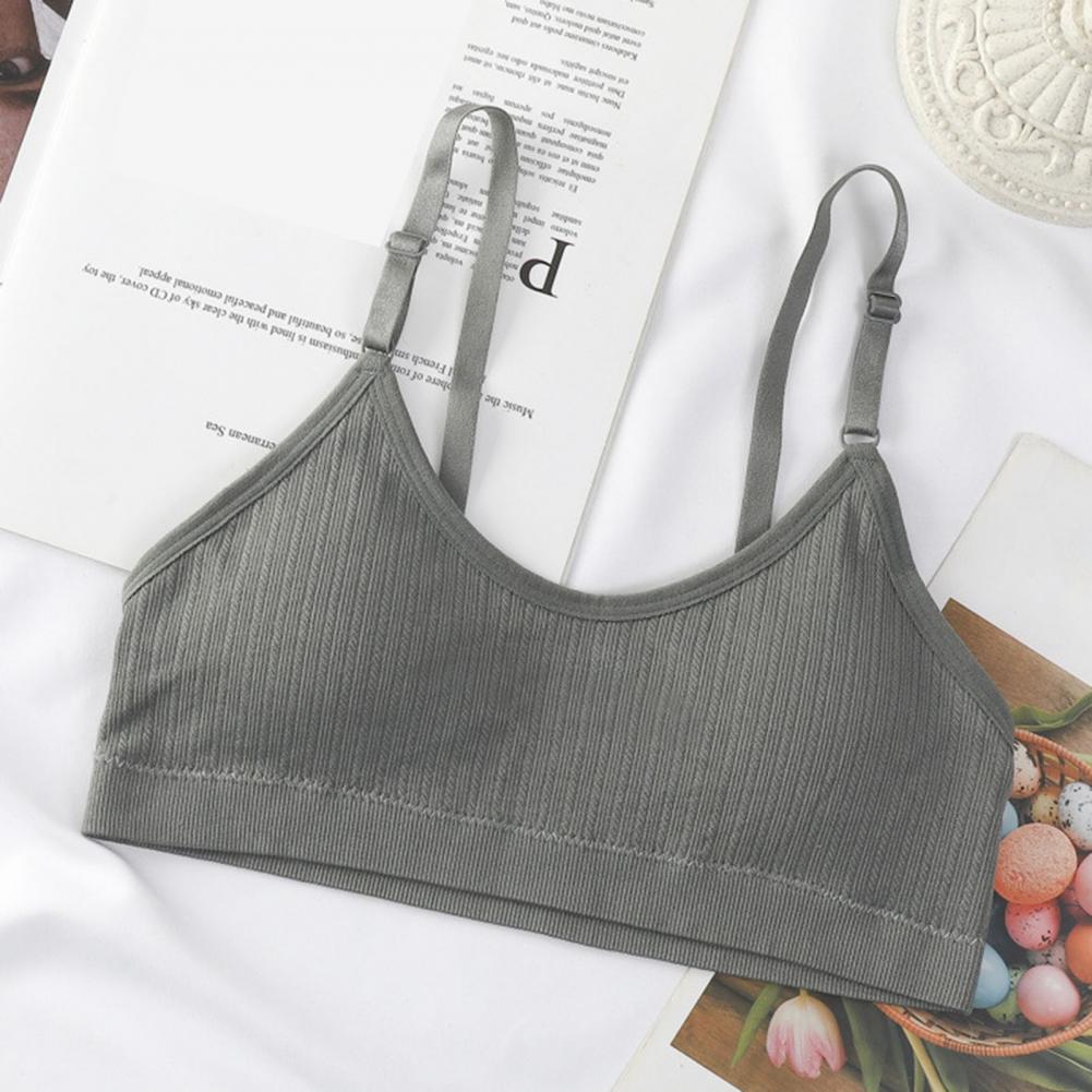 Seamless Ribbed Workout Tank Top - Brassière de sport pour femme, sans