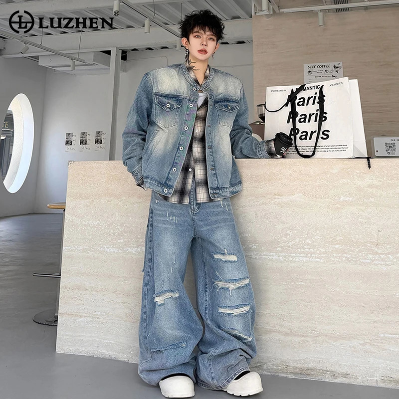 Jeans - LUZHEN 2026 Ensemble deux pièces en