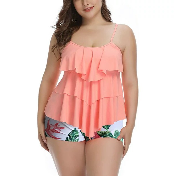 Tankini femme, bikini imprimé  - Tops avis et prix