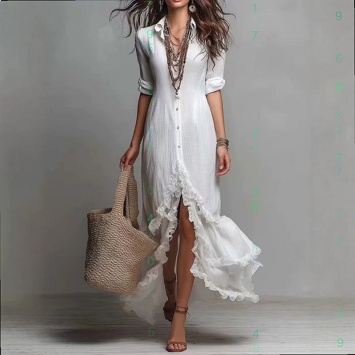 Robe chemise en coton et lin à - Casual Loose Linen Shirt Dress avis et prix