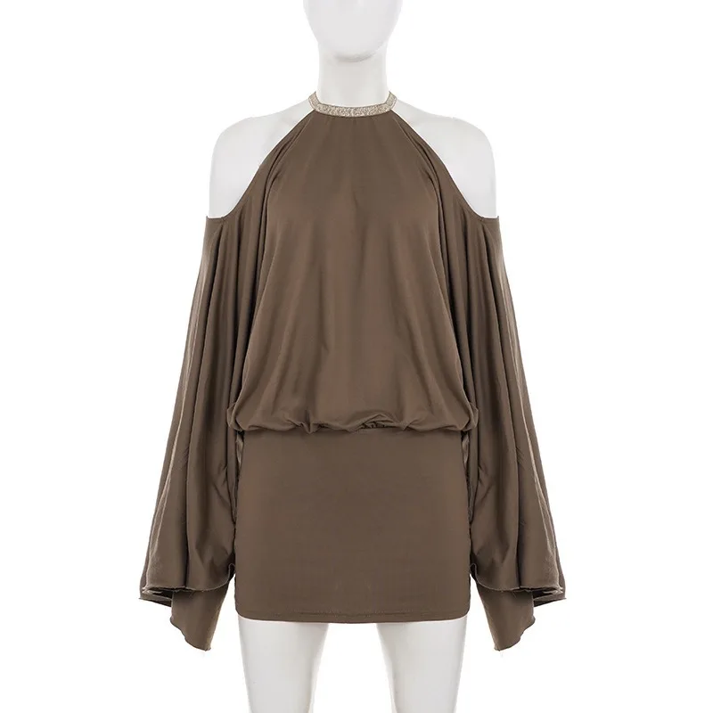 Robe Mini Y2K Bodycon Chic pou - Y2K Backless Halter Mini Dress avis et prix