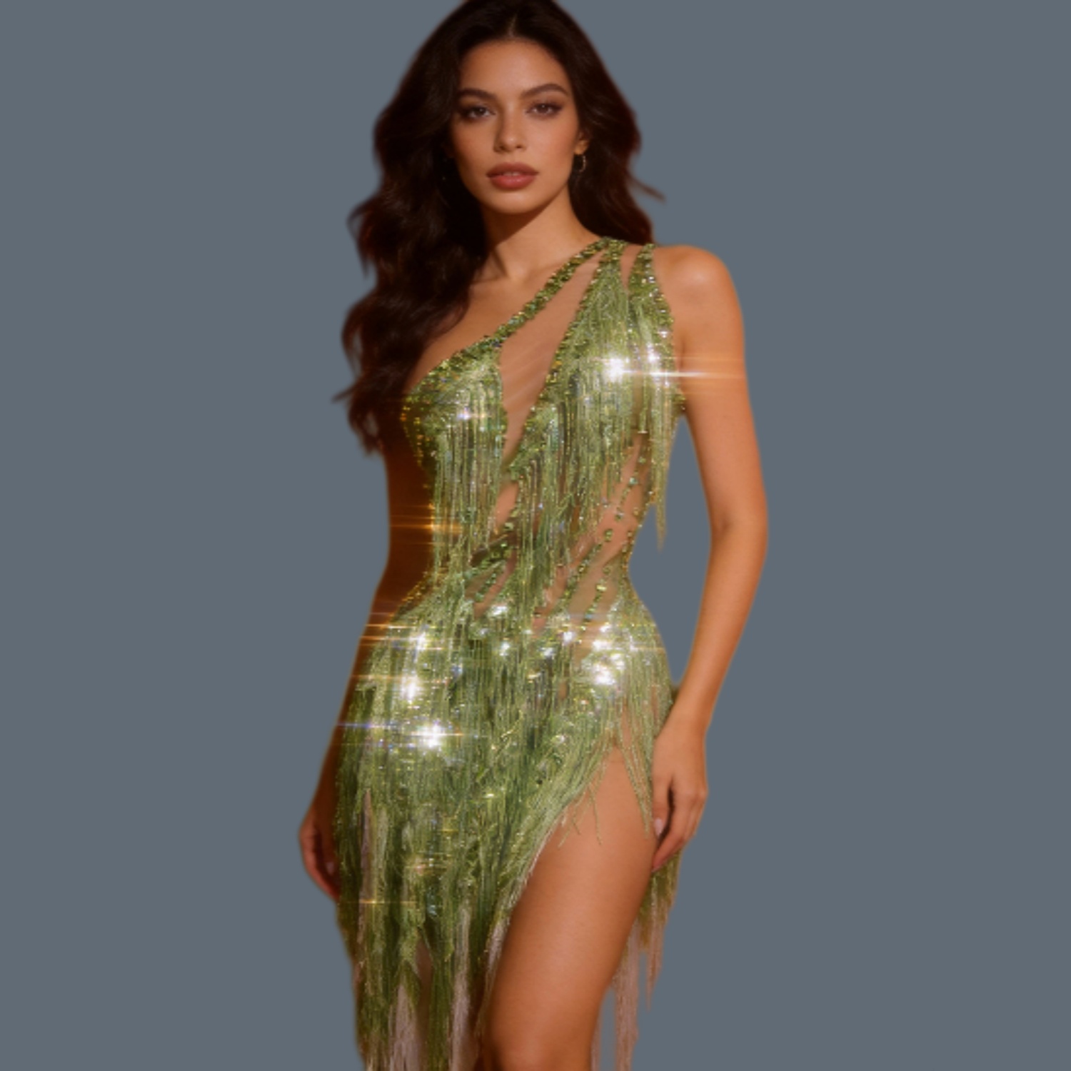 Robe de soirée sexy pour femme - Sparkly Rhinestone Club Party Dress avis et prix