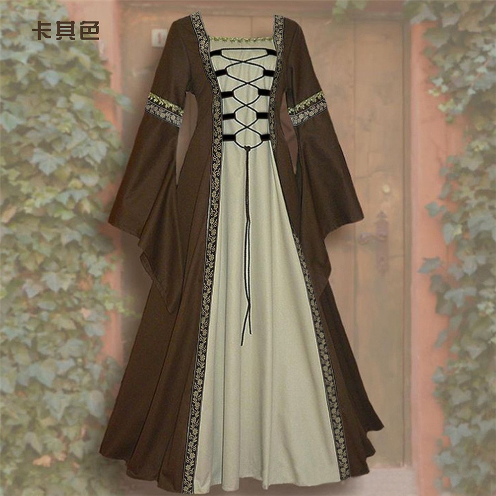 Robe longue à manches cloche,  - Dresses avis et prix