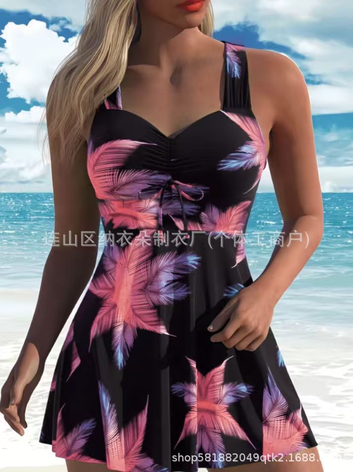 Tankini femme à imprimé floral - Tops avis et prix