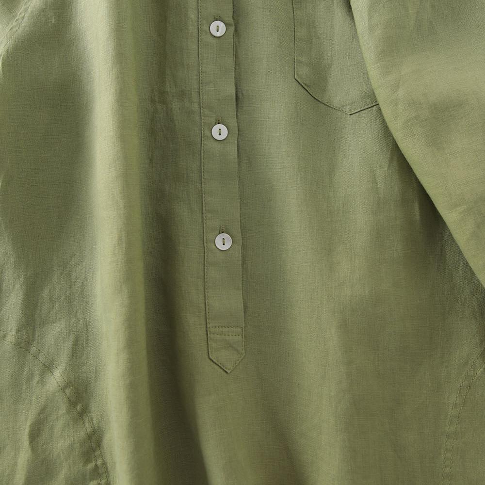 Robe chemise en lin de style j - Casual Loose Linen Shirt Dress avis et prix