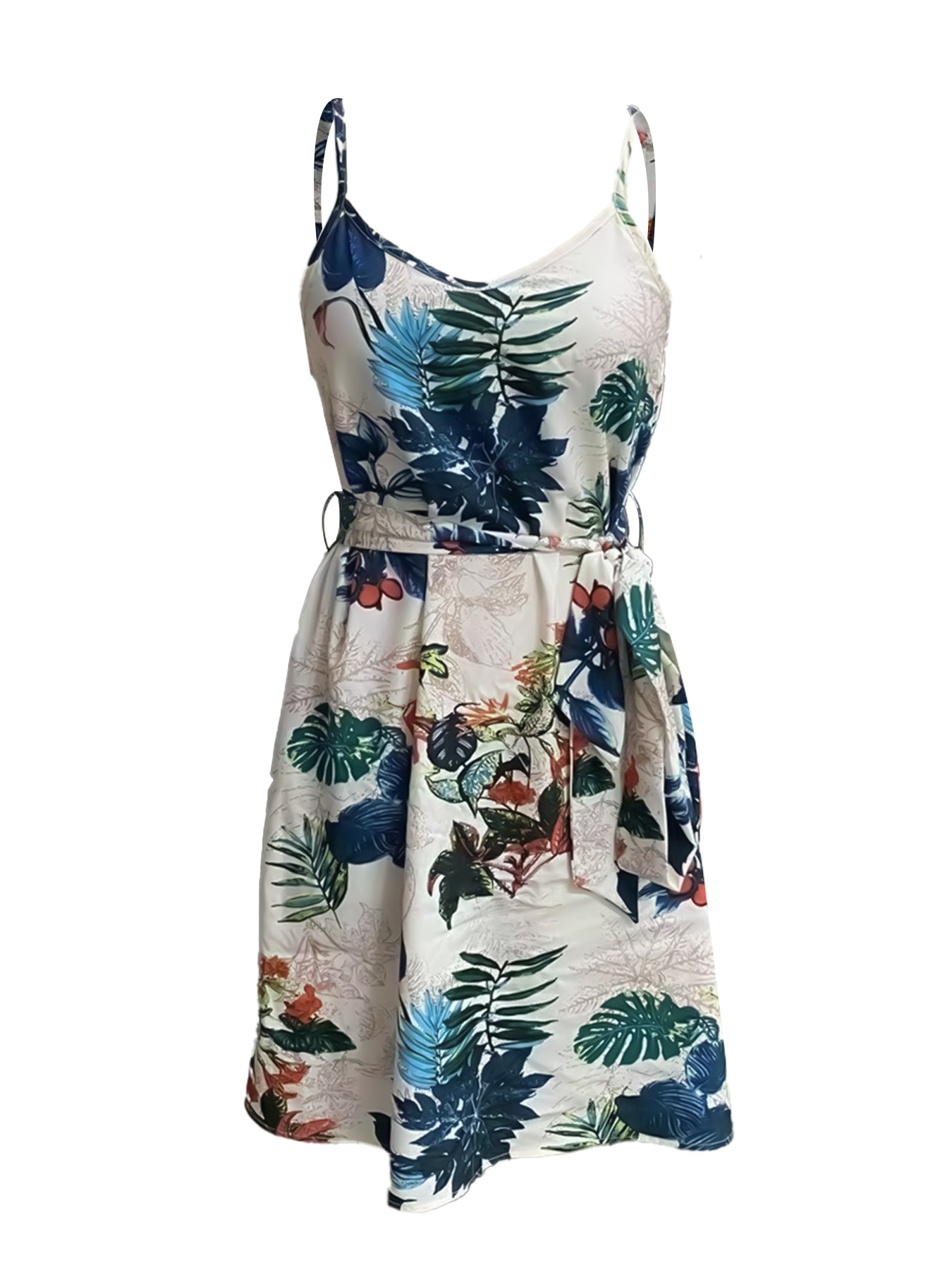 Robe ceinturée de style bohème - French Vintage Floral Midi Dress avis et prix