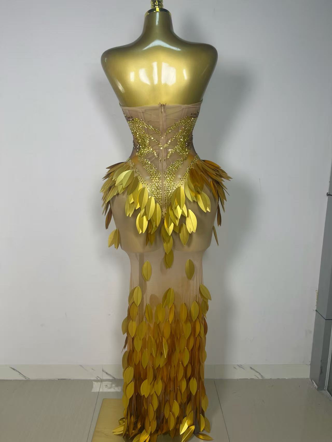 Robe de soirée scintillante en - Sparkly Rhinestone Club Party Dress avis et prix