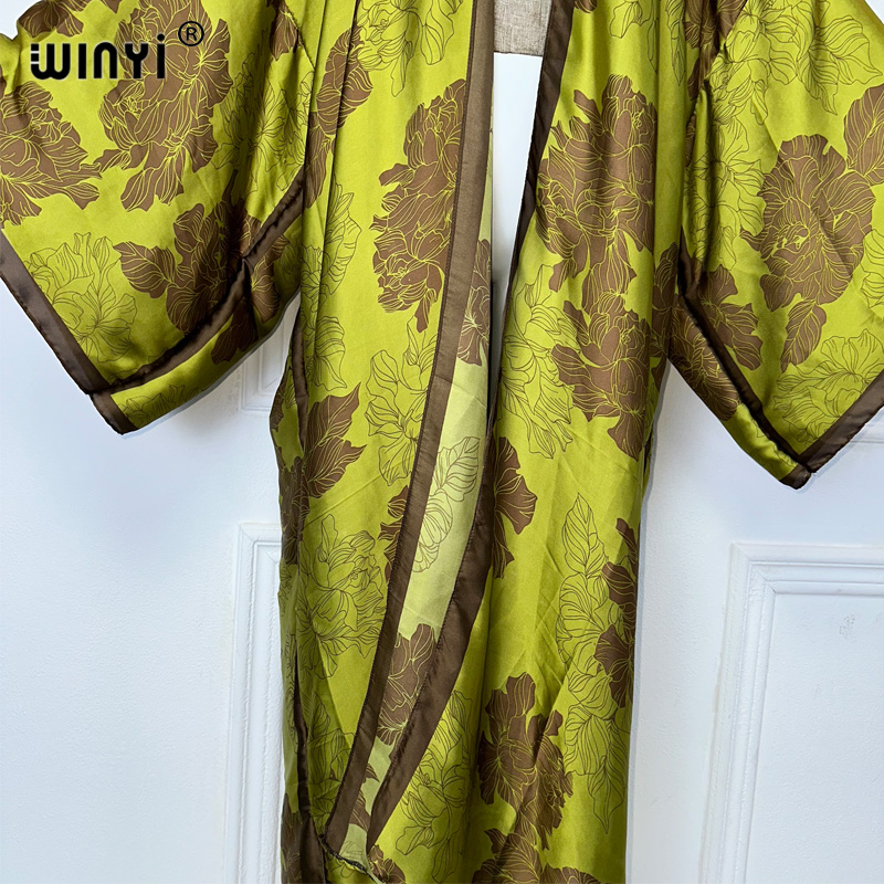 WINYI-Robe longue imprimée sty - Boho Summer Beach Maxi Dress avis et prix