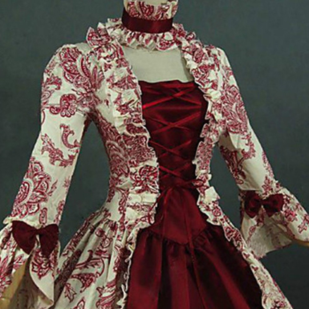 Robe longue imprimée à manches - Dresses avis et prix