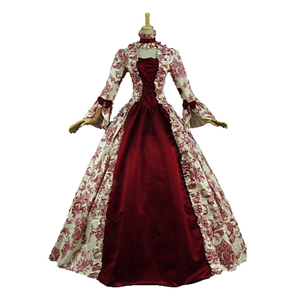 Robe longue imprimée à manches - Dresses avis et prix