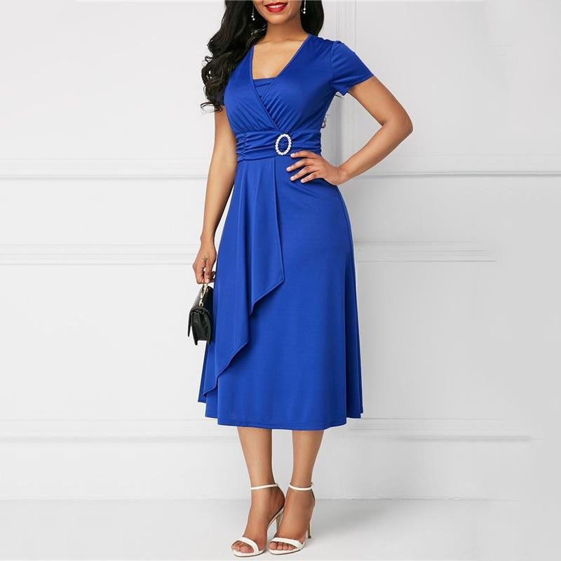 We.Fine robe femmes couleur un - French Vintage Floral Midi Dress avis et prix