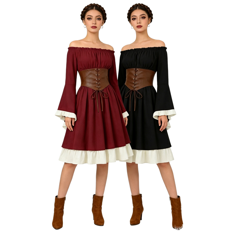 Robe midi médiévale de la Rena - Dresses avis et prix