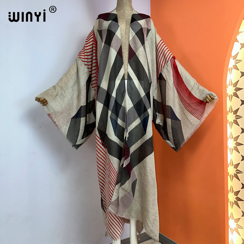 WINYI-Maillot de bain kimono i - Boho Summer Beach Maxi Dress avis et prix
